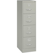 Lorell Commercial-grade Vertical File - 4-Drawer - 15" x 22" x 52" - 4 x Drawer(s) for File - Letter - Lockable, Ball-bearing Suspension - Recycled