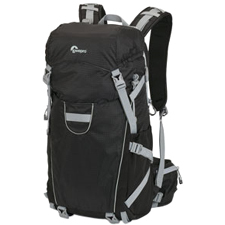 Lowepro Photo Sport 200 Carrying Case (Backpack) Camera, Camera Flash, Lens, Accessories - Black, Light Gray