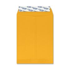 Columbian Grip-Seal Instant-stick Envelopes - Catalog - #10 1/2 - 9" Width x 12" Length - 28 lb - Peel & Seal - Kraft - 100 / Box - Brown Kraft