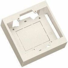 Ortronics Mounting Box for Faceplate, Gang Box - Fog White