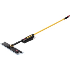 Rubbermaid Commercial Professional Light-duty Spray Mop - 4.50" (114.30 mm) x 3.50" (88.90 mm) MicroFiber Head - 52" (1320.80 mm) - Ergonomic Thumb-activated Trigger - 1 Each - Black