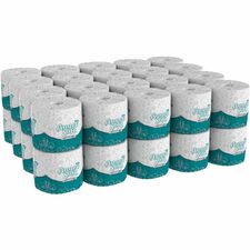 Angel Soft Professional Series Embossed Toilet Paper - 2 Ply - 4" x 4.05" - 450 Sheets/Roll - White - Fiber - 40 / Carton