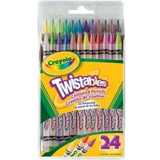 Crayola Twistable Colored Pencil - 24 / Pack