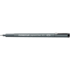 Staedtler Pigment Liner Porous Point Pen - Black - Polypropylene Barrel - Metal Tip - 1 Each
