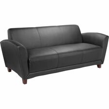 Accession Sofa Reception Seating Leather Black - each