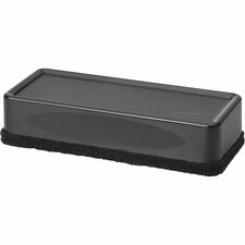 Lorell Dry-Erase Board Eraser - 2.19" Width x 5.19" Length - Black - Nonwoven, Plastic - 1Each