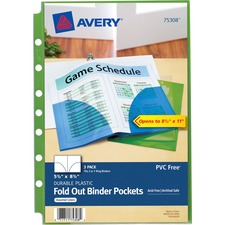 Avery AVE75308 Binder Pocket