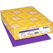 Astrobrights Color Cover Stock - Grape - Letter - 8 1/2" x 11" - 65 lb Basis Weight - 250 / Pack - Acid-free, Lignin-free - Gravity Grape (Purple)