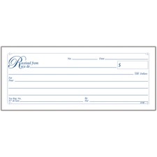 Adams Receipt Book - 35 Sheet(s) - 2 PartCarbonless Copy - 2.75" x 6.68" Form Size - White, Yellow - 1 Each