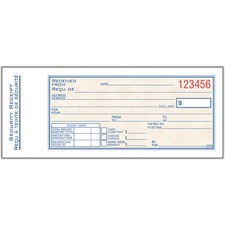 Adams ABFADCS27B Receipt Book