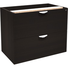 Heartwood Innovations Lateral File - 35.5" x 21.8" x 1" x 28" - Material: Particleboard - Finish: Evening Zen, Laminate