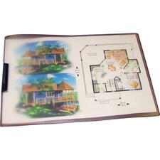 Filemode Push-N-Lock Report Cover - 100 Sheets Capacity - Polypropylene - Clear - PVC-free - 1 Each