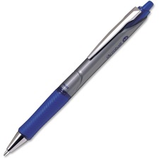 Acroball Ballpoint Pen - Medium Pen Point - 1 mm Pen Point Size - Refillable - Retractable - Blue Oil Based Ink - 1 Each