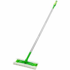 Swiffer Professional Sweeper Mop Starter Kit (Mop Only) - 0.31" (7.87 mm) Diameter Plastic Handle - Lightweight, Easy to Use, Flexible, Swivel Head - Green - 1 Each