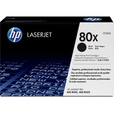 HP 80X Original Laser Toner Cartridge - Black - 1 Pack - 6900 Pages