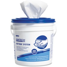 KIMTECH Wipers for Solvents - For Healthcare - 12.50" Length x 12" Width - 6 / Carton - Soft, Absorbent, Durable, Strong - White