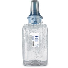 PURELL® Hand Sanitizer Gel Refill - Fragrance-free Scent - 40.6 fl oz (1200 mL) - Push Pump Dispenser - Kill Germs - Skin, Hand - Clear - Dye-free, Fragrance-free, Durable - 1 Each