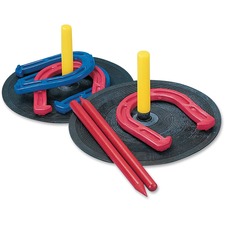 Champion Sports Rubber Horseshoe Set - Sports - Assorted - Rubber, Plastic, Metal