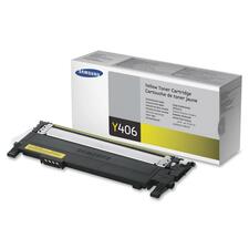 Samsung CLT-Y406S Original Toner Cartridge - Laser - 1000 Pages - Yellow - 1 Each