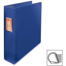 Wilson Jones Heavy-duty D-ring Binder - 2" Binder Capacity - Letter - 8 1/2" x 11" Sheet Size - 3 x D-Ring Fastener(s) - Internal Pocket(s) - Chipboard, Polypropylene - Blue - Heavy Duty, Spine Label, Sheet Lifter, PVC-free, Non-stick, Durable - 1 Each