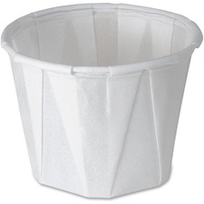 Solo 1 oz Treated Paper Souffle Portion Cups - 250.0 / Pack - 20 / Carton - White - Paper - Hot Drink, Cold Drink