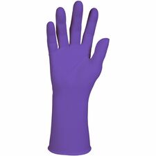 KIMTECH Purple Nitrile Exam Gloves - 12" - Medium Size - Purple - Durable, Textured Fingertip, Latex-free, Tear Resistant - For Chemotherapy - 500 / Carton - 6 mil Thickness
