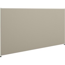 HON Verse Panel, 72"W x 42"H - 72" (1828.80 mm) Width x 42" (1066.80 mm) Height - Steel Frame - Gray - 1 Each