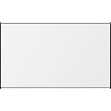 Lorell HPL Dry Erase Board - 72" (6 ft) Width x 48" (4 ft) Height - White Surface - Silver Anodized Aluminum Frame - 1 Each