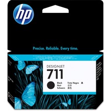 HP 711 (CZ129A) Original Ink Cartridge - Single Pack - Inkjet - Black - 1 Each