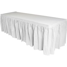 Genuine Joe GJO11915 Rectangular Table Skirt