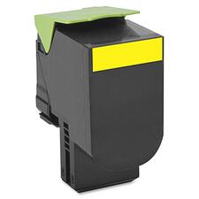 Lexmark Unison 700H4 High Yield Laser Toner Cartridge - Yellow - 1 Each - 3000 Pages
