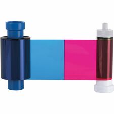 SICURIX MA300YMCKO Printer Ribbon Cartridge - Dye Sublimation - 300 Images - Color - 1 Each