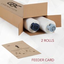 GBC Nap-Lam Laminating Roll - Laminating Pouch/Sheet Size: 12" Width x 100 ft Length x 5 mil Thickness - Glossy - Crystal Clear - 2 / Box