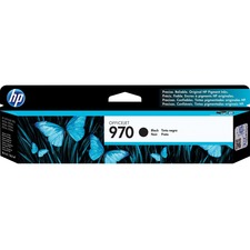 HP 970 (CN621AM) Original Standard Yield Inkjet Ink Cartridge - Single Pack - Black - 1 Each - 3000 Pages