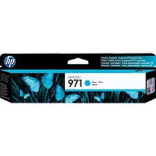 HP 971 (CN622AM) Original Standard Yield Inkjet Ink Cartridge - Single Pack - Cyan - 1 Each - 2500 Pages