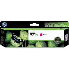 HP 971XL (CN627AM) Original High Yield Inkjet Ink Cartridge - Single Pack - Magenta - 1 Each - 6600 Pages