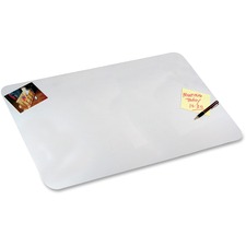 Artistic Eco-Clear Antimicrobial Desk Pads - 36" (914.40 mm) Width - Poly - Clear