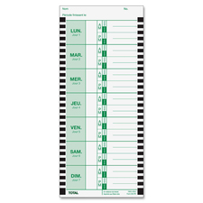Lathem LTHE8100FR Time Card