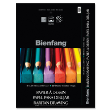 Speedball Raritan Drawing Pad - 30 Sheets - Plain - Spiral - 70 lb (31751.47 g) Basis Weight - 18" (457.20 mm) x 24" (609.60 mm) Sheet Size - Heavyweight, Acid-free - 1 / Each