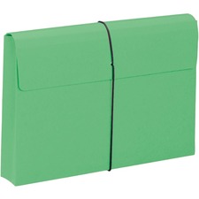 Smead Expanding File Wallet 77209 - Legal - 8 1/2" x 14" - 2" Expansion - 11 pt. - Card Stock - Green - 10 / Box