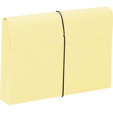 Smead Expanding File Wallet 77211 - Legal - 8 1/2" x 14" - 2" Expansion - 11 pt. - Card Stock - Yellow - 10 / Box