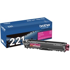 Brother TN221M Original Toner Cartridge - Laser - Standard Yield - 1400 Pages - Magenta - 1 Each