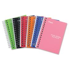 Hilroy Fat Lil Five Star Notebook - 400 Pages - Spiral - 4 1/8" x 5 1/2" - Assorted Cover - Durable Cover, Perforated, Easy Tear - 1 Each
