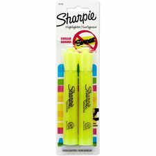 Sharpie Accent Highlighter - Tank - Chisel Marker Point - Fluorescent Yellow Ink - 2 / Pack