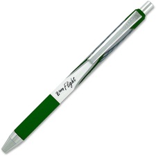 Zebra Pen Z-Grip Flight Retractable Pens - Bold Pen Point - 1.2 mm Pen Point Size - Green