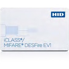 HID iCLASS/MIFARE DESFire EV1 ID Card