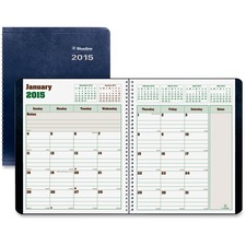 Blueline DuraGlobe 14-Monthly Planner