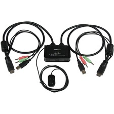 StarTech.com 4 Port HDMI KVM Switch With Built-in USB 3.0 Hub - 1080p -  SV431HDU3A2 - KVM Modules 