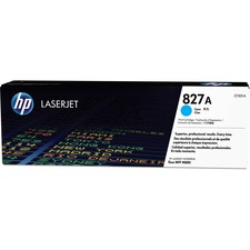 HP 827A (CF301A) Original Standard Yield Laser Toner Cartridge - Single Pack - Cyan - 1 Each - 32000 Pages