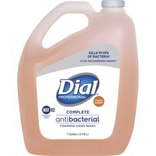 Dial Complete Antibacterial Foaming Hand Wash Refill - Fresh Scent, Original ScentFor - 1 gal (3.8 L) - Kill Germs - Hand - Antibacterial - Pink - 1 Each